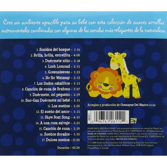 Dulces Suenos a Mi Querido Mundo by Various Artists CD Jan-2013 Allegro Español - Picture 2 of 2